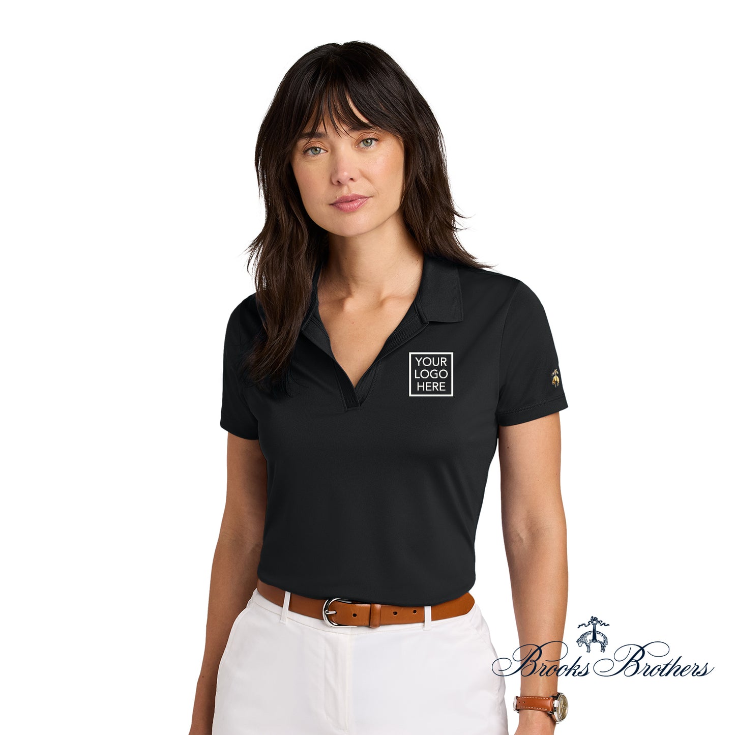 Brooks Brothers® Women’s Mesh Pique Performance Polo