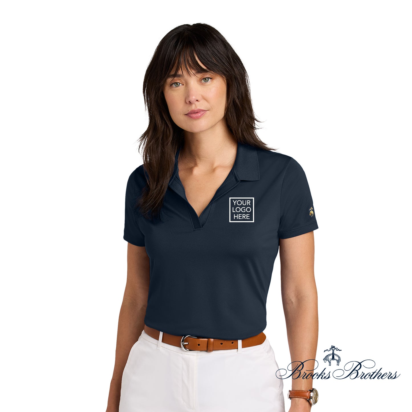Brooks Brothers® Women’s Mesh Pique Performance Polo