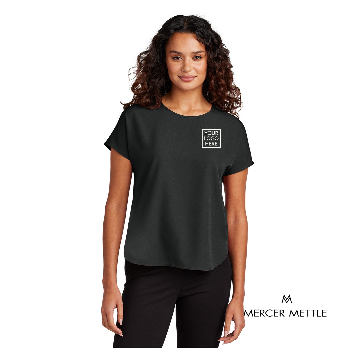 Mercer+Mettle® Women's Stretch Crepe Crew