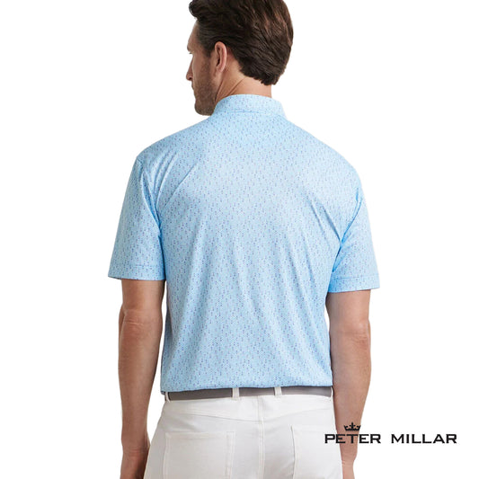 Peter Millar® Men's Featherweight Pineapple Mosaic Performance Polo