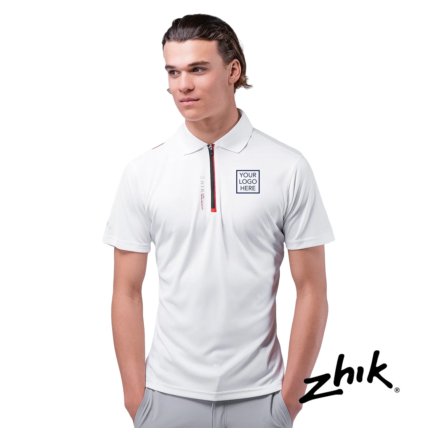 Zhik® UVActive™ UPF50+ Zip Sports Polo