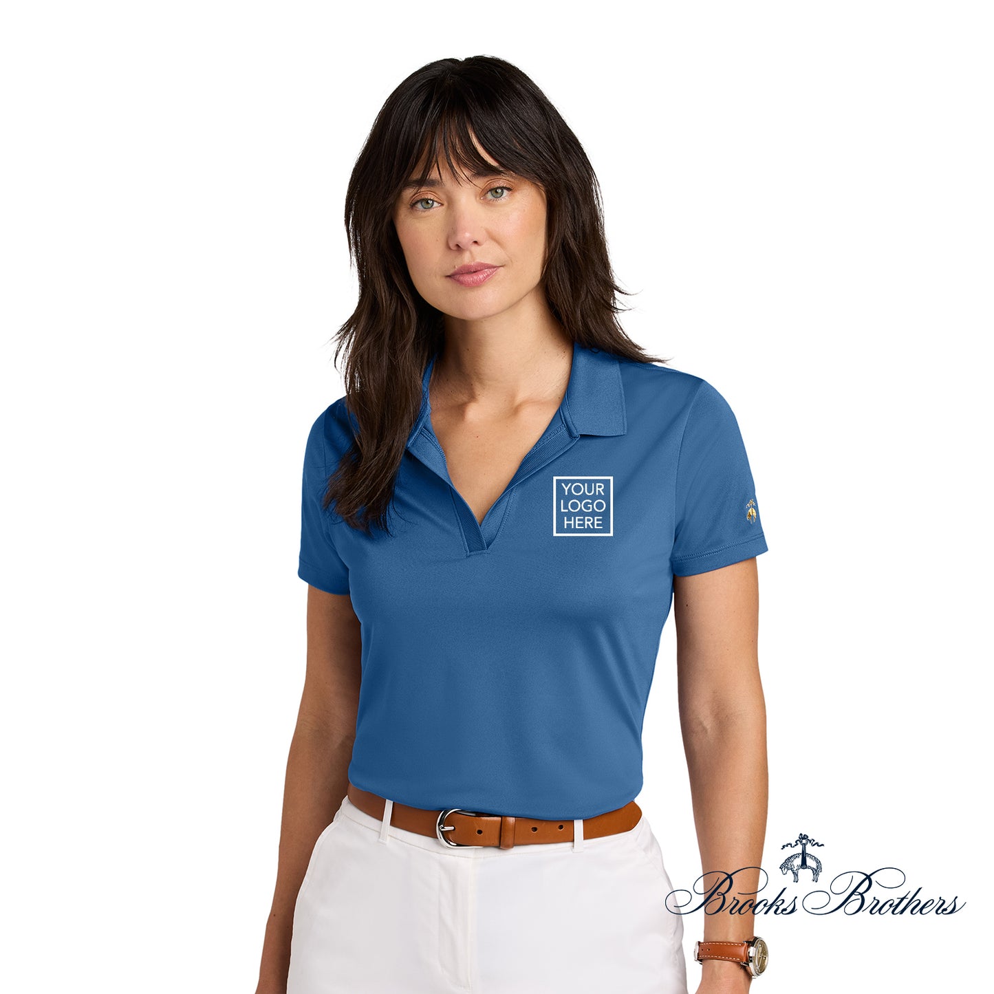 Brooks Brothers® Women’s Mesh Pique Performance Polo