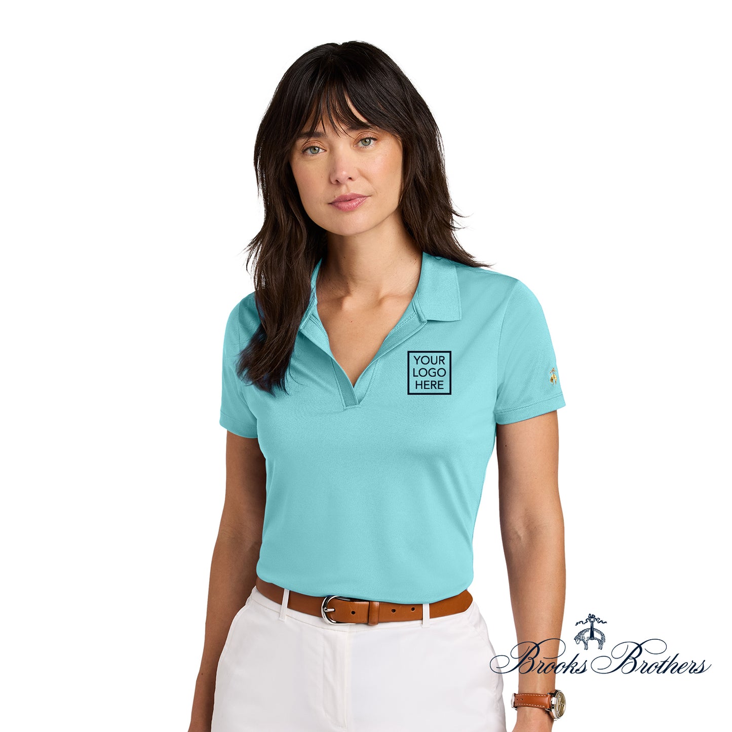 Brooks Brothers® Women’s Mesh Pique Performance Polo