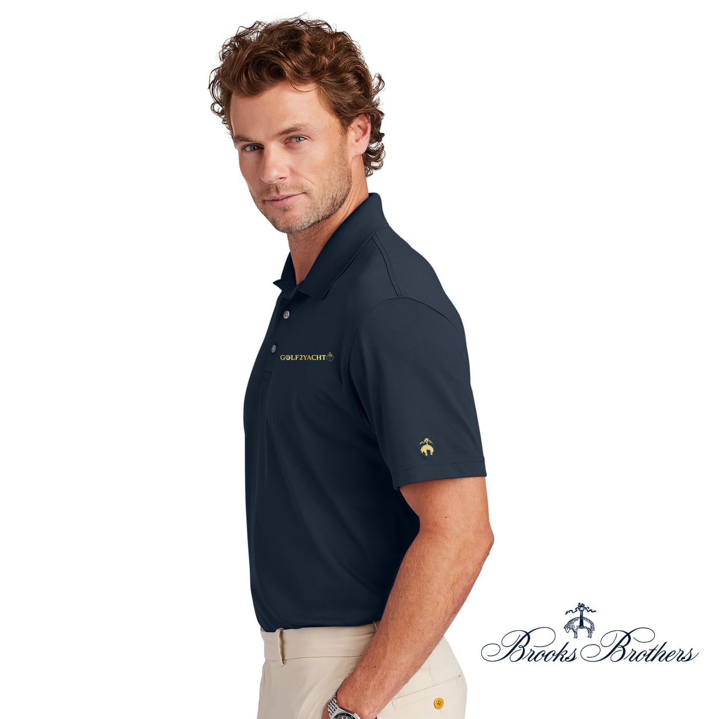 Brooks Brothers® Mesh Pique Performance Polo