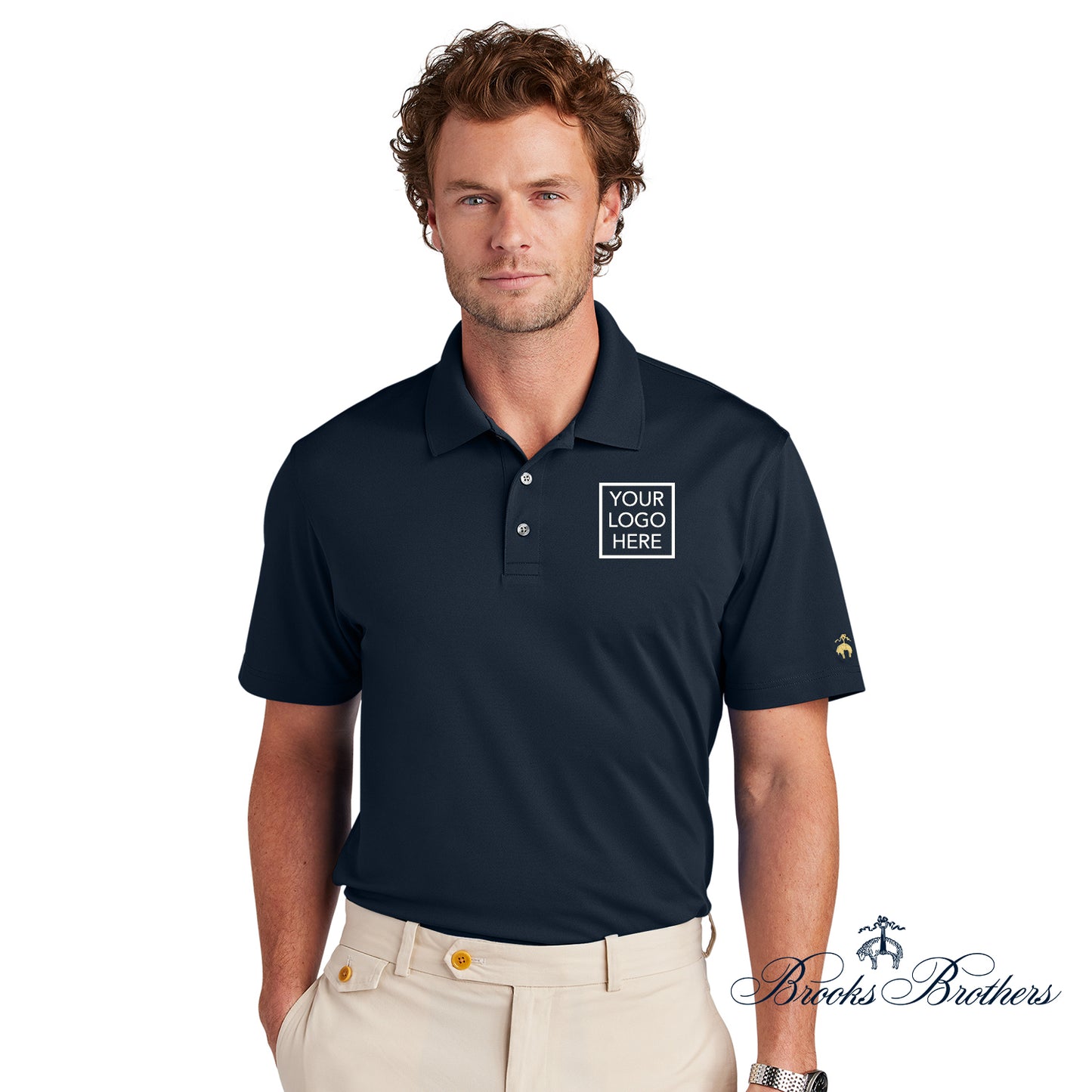 Brooks Brothers® Mesh Pique Performance Polo