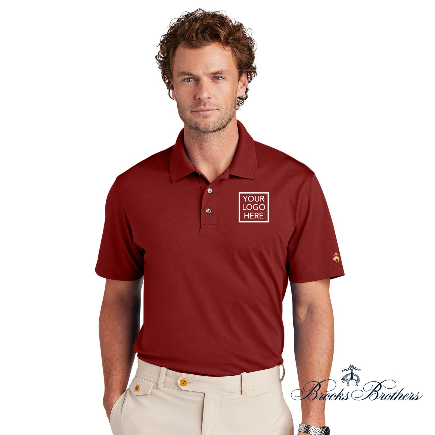 Brooks Brothers® Mesh Pique Performance Polo