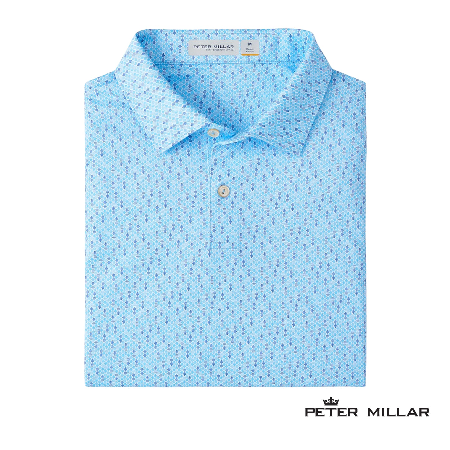 Peter Millar® Men's Featherweight Pineapple Mosaic Performance Polo