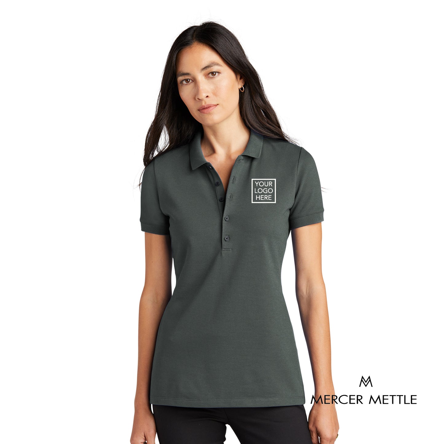 Mercer+Mettle® Women’s Stretch Heavyweight Pique Polo