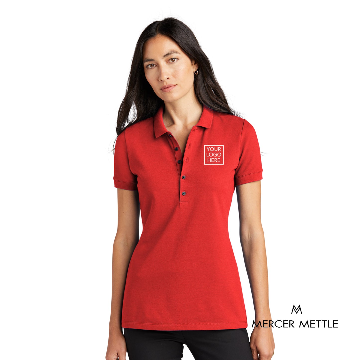 Mercer+Mettle® Women’s Stretch Heavyweight Pique Polo