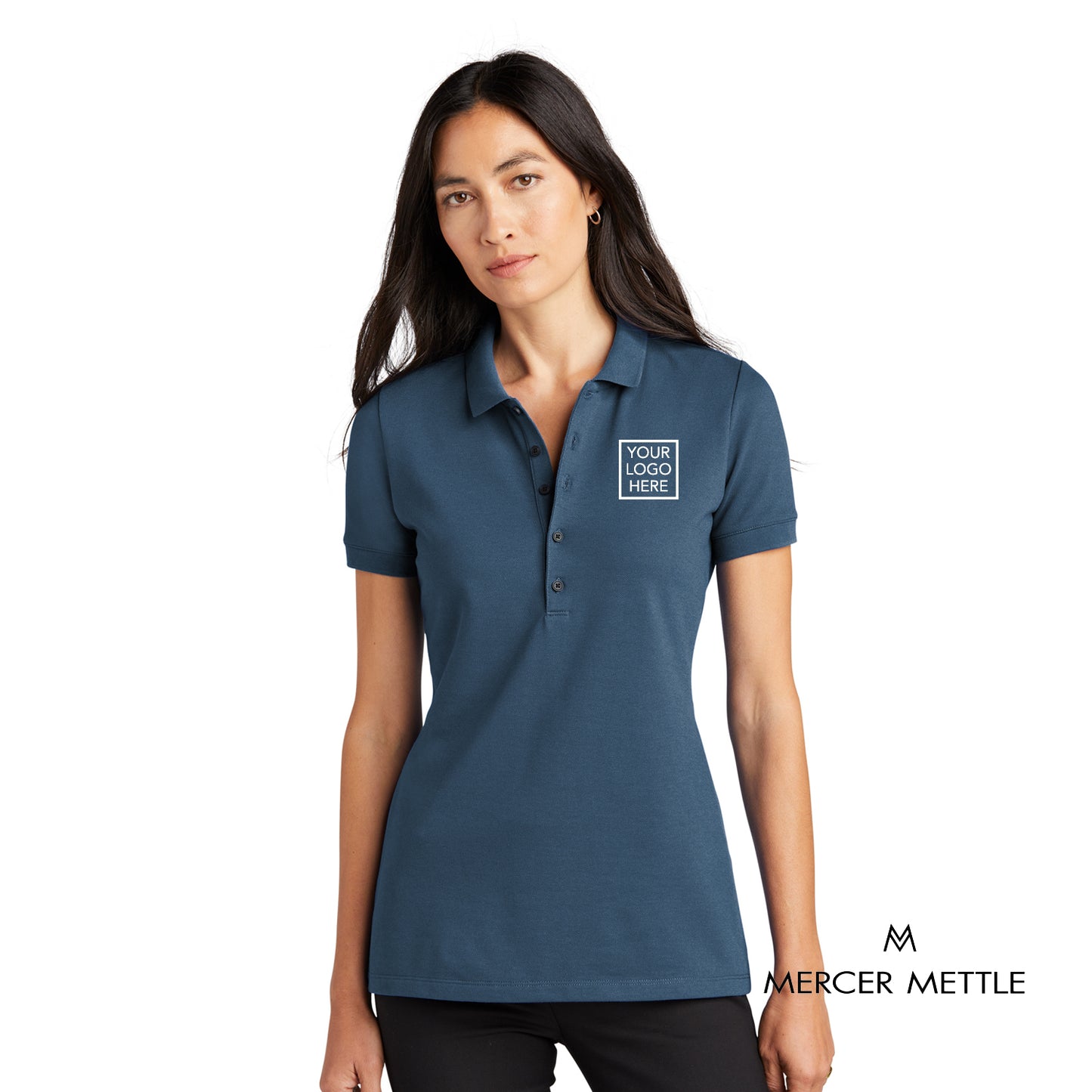 Mercer+Mettle® Women’s Stretch Heavyweight Pique Polo