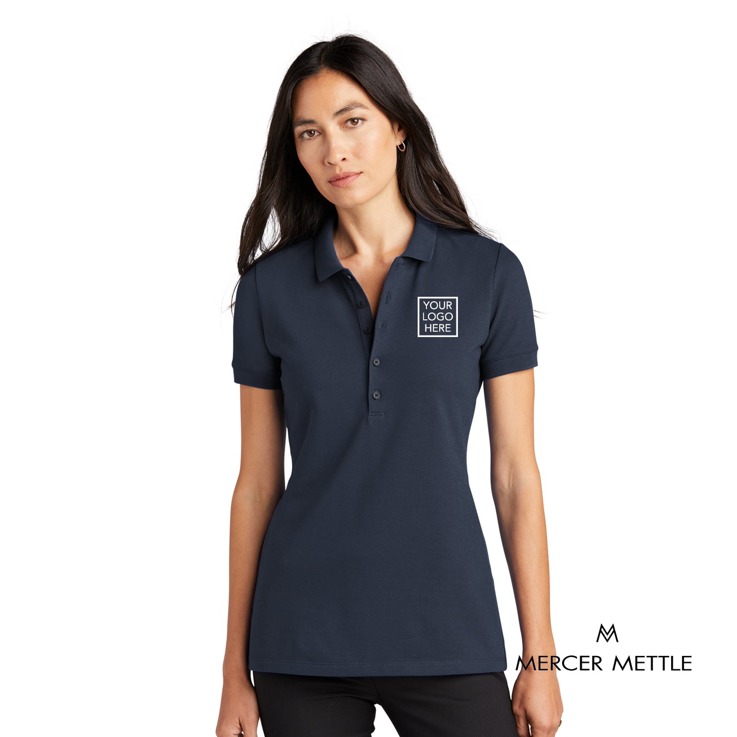 Mercer+Mettle® Women’s Stretch Heavyweight Pique Polo