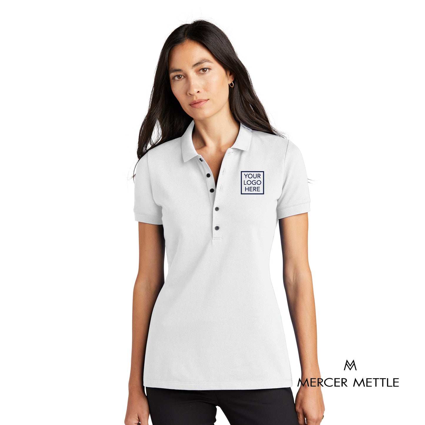 Mercer+Mettle® Women’s Stretch Heavyweight Pique Polo