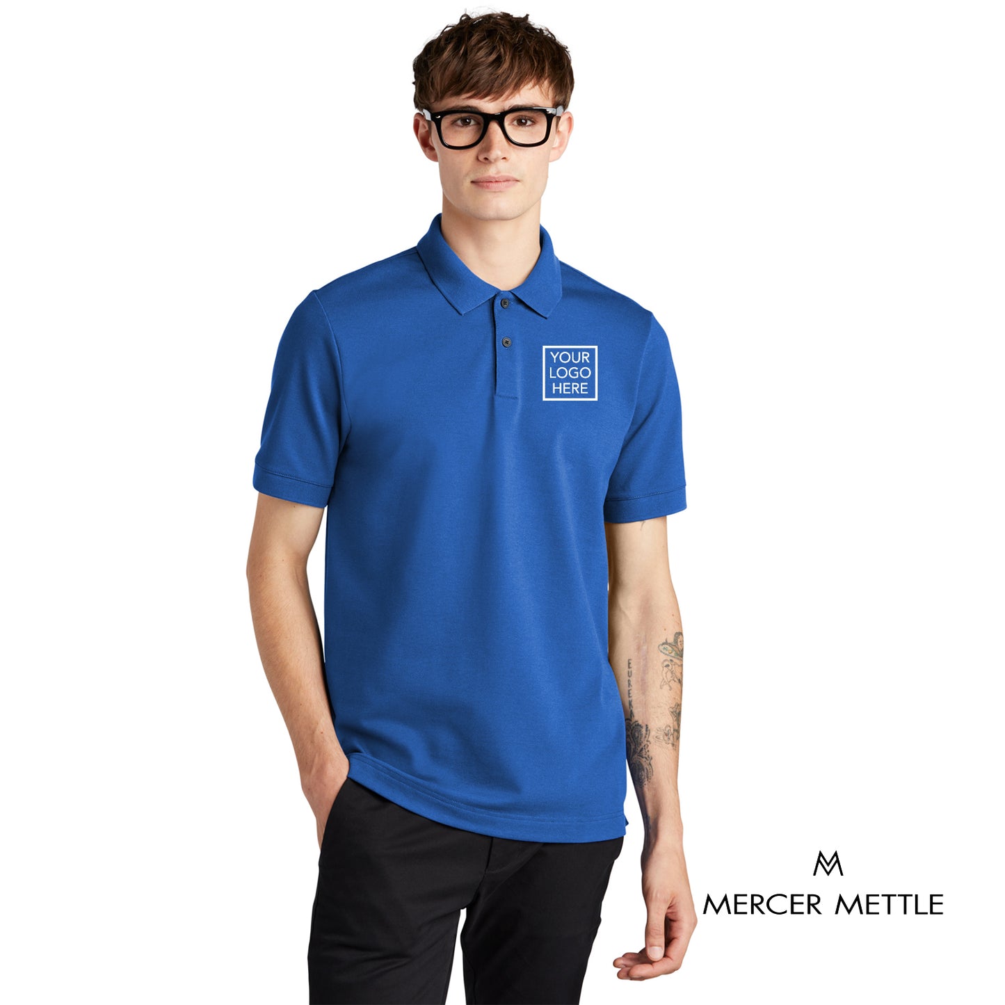 Mercer+Mettle® Stretch Heavyweight Pique Polo